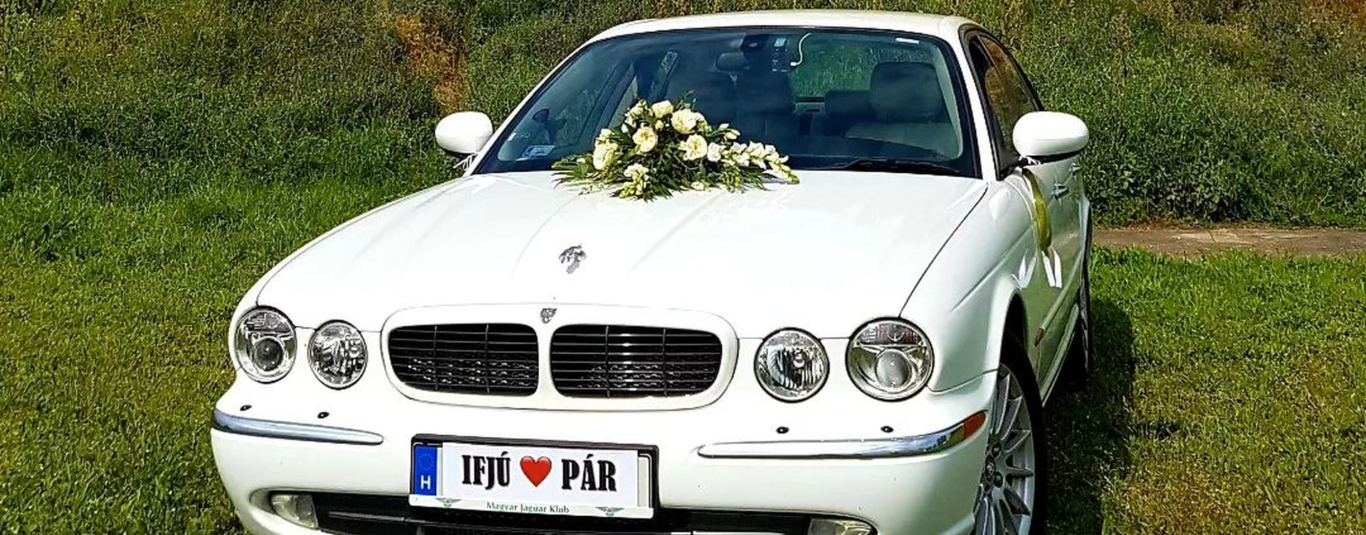 Esküvői autóbérlés - Jaguar 